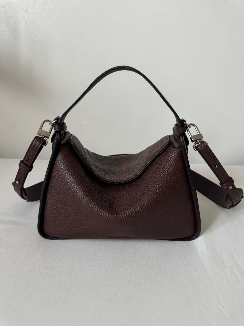 The Horse Clementine Bag: Coffee Pebbled Leather